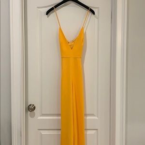 NWT Jay Godfrey beautiful yellow jumpsuit